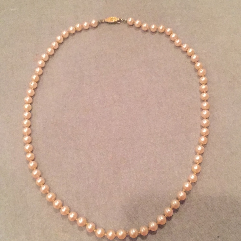 Faux Pearl Necklace